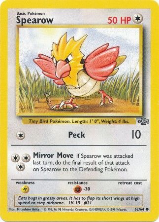 Spearow (62/64) [Jungle Unlimited] | Cracking-Singles