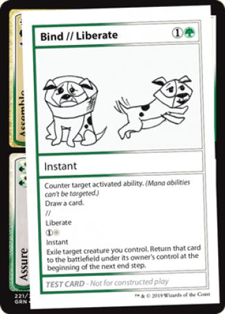 Bind // Liberate (2021 Edition) [Mystery Booster Playtest Cards] | Cracking-Singles