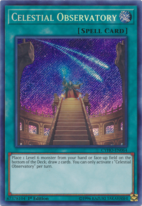 Celestial Observatory [CYHO-EN064] Secret Rare | Cracking-Singles