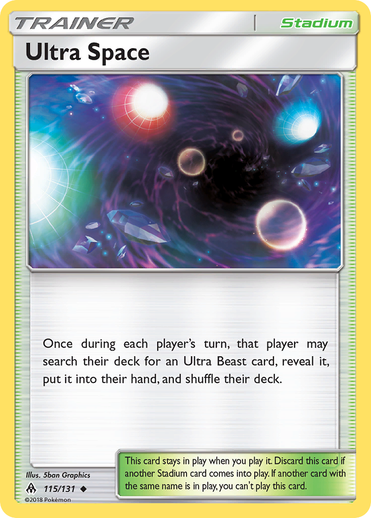 Ultra Space (115/131) [Sun & Moon: Forbidden Light] | Cracking-Singles