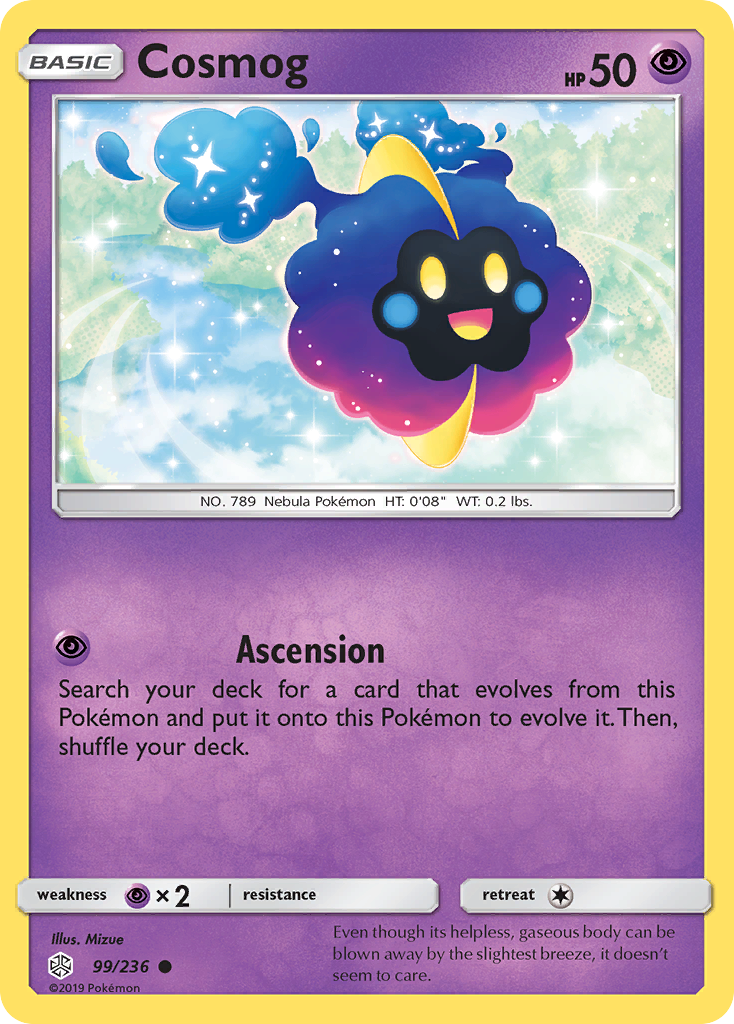 Cosmog (99/236) [Sun & Moon: Cosmic Eclipse] | Cracking-Singles