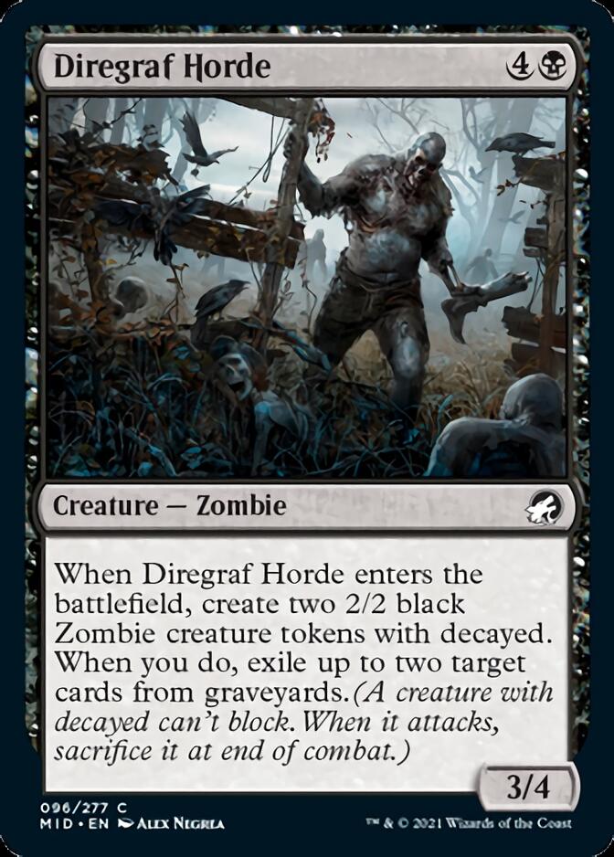 Diregraf Horde [Innistrad: Midnight Hunt] | Cracking-Singles