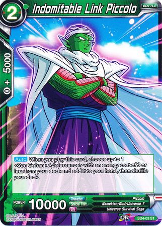 Indomitable Link Piccolo (Starter Deck - The Guardian of Namekians) [SD4-03] | Cracking-Singles