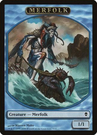 Merfolk Token [Zendikar Tokens] | Cracking-Singles