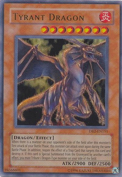 Tyrant Dragon [DB2-EN151] Ultra Rare | Cracking-Singles