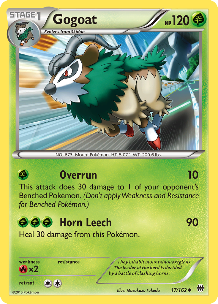 Gogoat (17/162) [XY: BREAKthrough] | Cracking-Singles