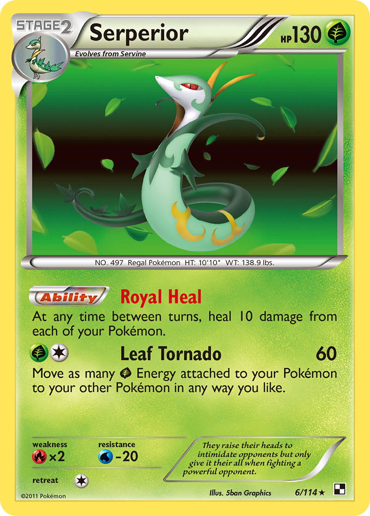 Serperior (6/114) [Black & White: Base Set] | Cracking-Singles