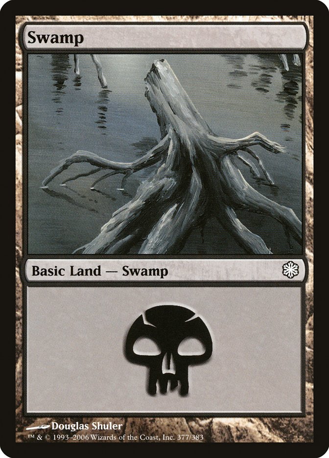 Swamp (377) [Coldsnap Theme Decks] | Cracking-Singles