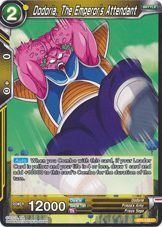 Dodoria, The Emperor's Attendant [BT1-100] | Cracking-Singles