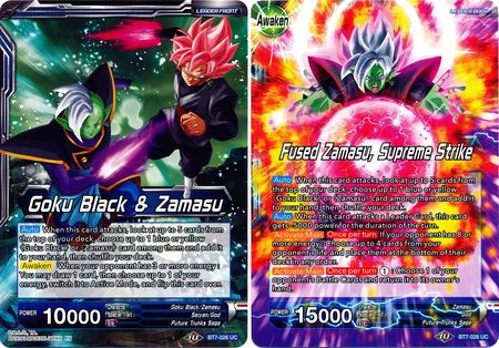 Goku Black & Zamasu // Fused Zamasu, Supreme Strike [BT7-026] | Cracking-Singles