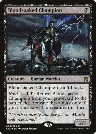 Bloodsoaked Champion [Khans of Tarkir Promos] | Cracking-Singles