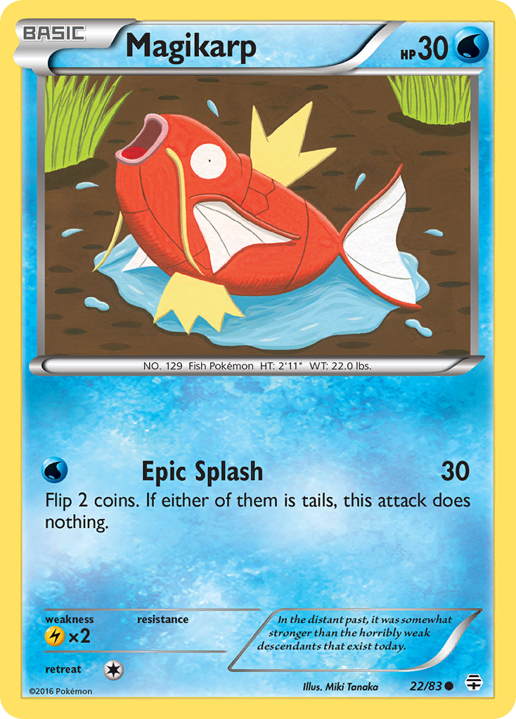 Magikarp (22/83) [XY: Generations] | Cracking-Singles