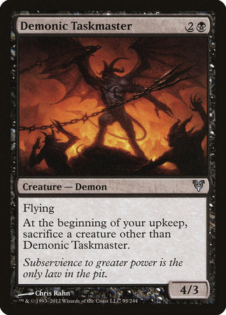 Demonic Taskmaster [Avacyn Restored] | Cracking-Singles