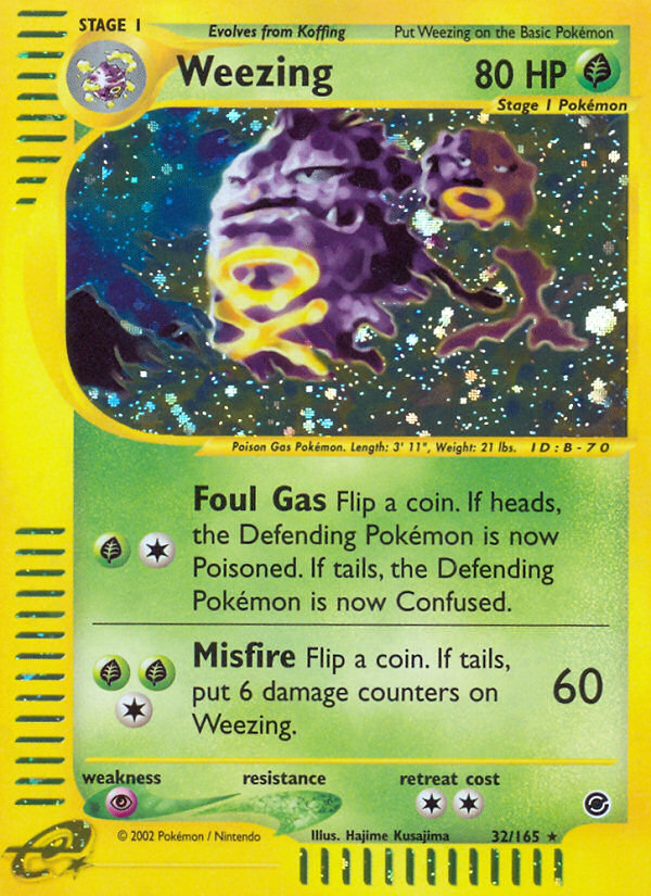 Weezing (32/165) [Expedition: Base Set] | Cracking-Singles