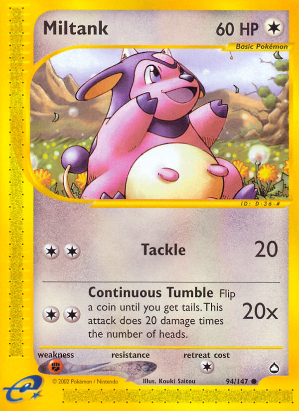 Miltank (94/147) [Aquapolis] | Cracking-Singles