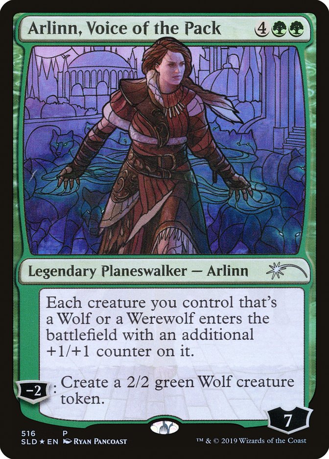 Arlinn, Voice of the Pack (Stained Glass) [Secret Lair Drop Promos] | Cracking-Singles