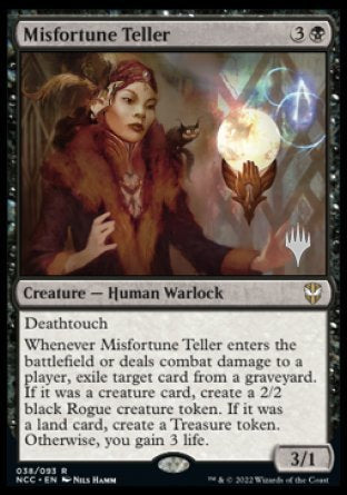 Misfortune Teller (Promo Pack) [Streets of New Capenna Commander Promos] | Cracking-Singles