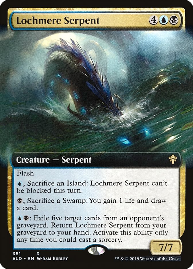 Lochmere Serpent (Extended Art) [Throne of Eldraine] | Cracking-Singles