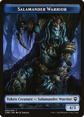 Salamander Warrior // Zombie Token [Commander Legends Tokens] | Cracking-Singles