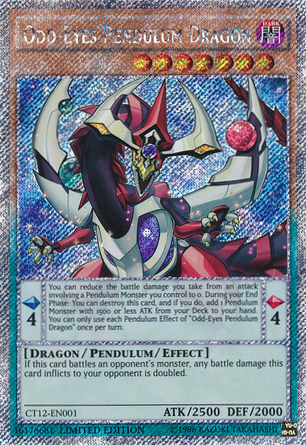 Odd-Eyes Pendulum Dragon [CT12-EN001] Secret Rare | Cracking-Singles