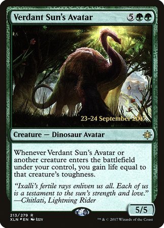 Verdant Sun's Avatar [Ixalan Promos] | Cracking-Singles