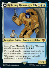 Goldbug, Humanity's Ally // Goldbug, Scrappy Scout [Universes Beyond: Transformers] | Cracking-Singles