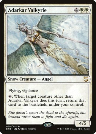 Adarkar Valkyrie [Commander 2018] | Cracking-Singles