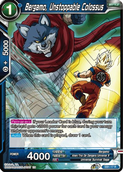 Bergamo, Unstoppable Colossus (EB1-17) [Battle Evolution Booster] | Cracking-Singles