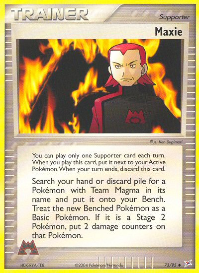 Maxie (73/95) [EX: Team Magma vs Team Aqua] | Cracking-Singles