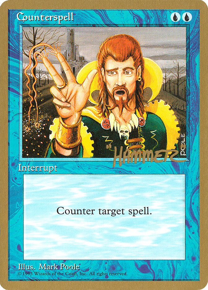 Counterspell (Shawn "Hammer" Regnier) [Pro Tour Collector Set] | Cracking-Singles