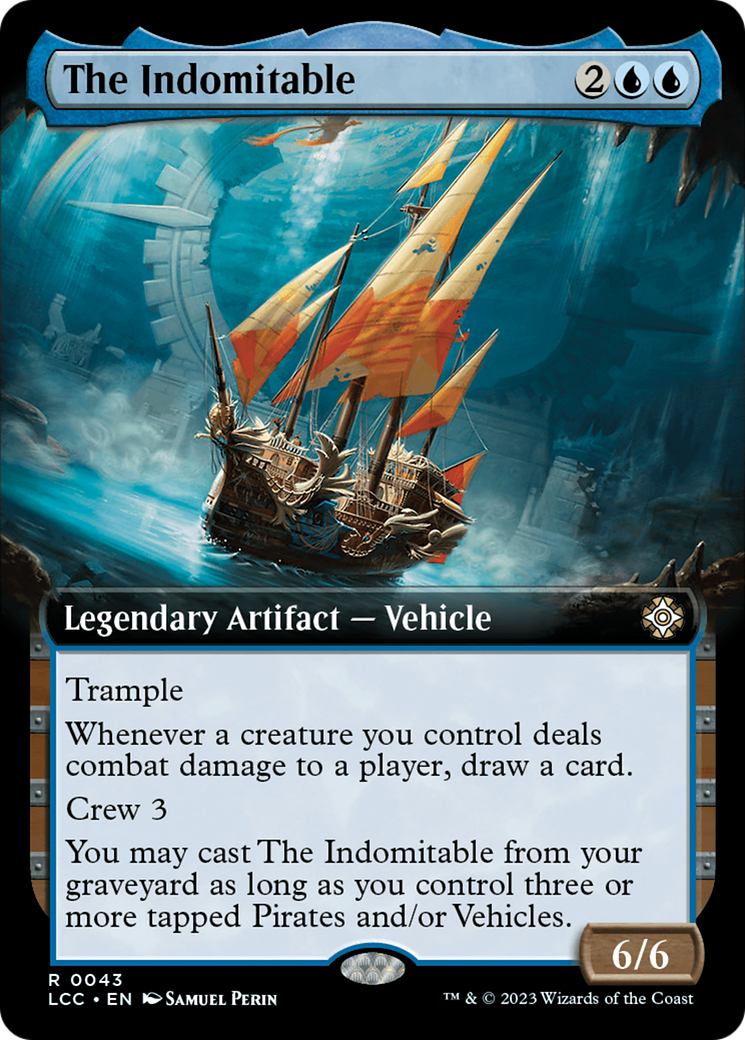 The Indomitable (Extended Art) [The Lost Caverns of Ixalan Commander] | Cracking-Singles