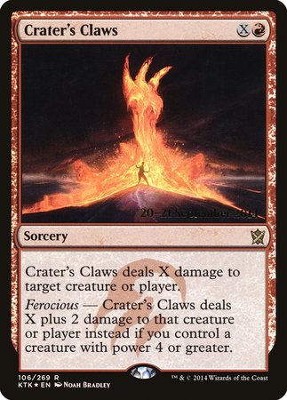 Crater's Claws [Khans of Tarkir Promos] | Cracking-Singles