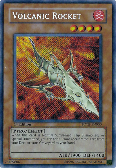 Volcanic Rocket [FOTB-EN000] Secret Rare | Cracking-Singles