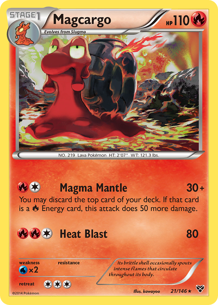 Magcargo (21/146) [XY: Base Set] | Cracking-Singles