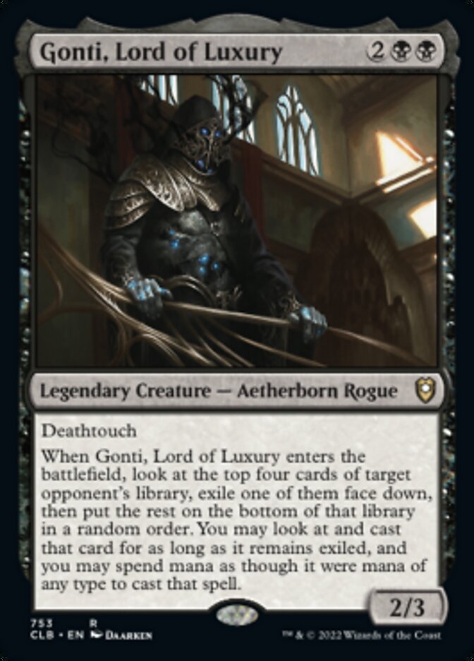 Gonti, Lord of Luxury [Commander Legends: Battle for Baldur's Gate] | Cracking-Singles