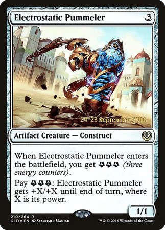 Electrostatic Pummeler [Kaladesh Promos] | Cracking-Singles