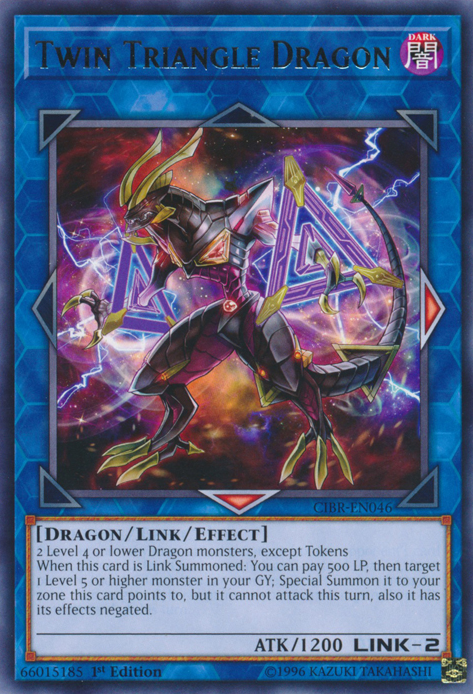 Twin Triangle Dragon [CIBR-EN046] Rare | Cracking-Singles