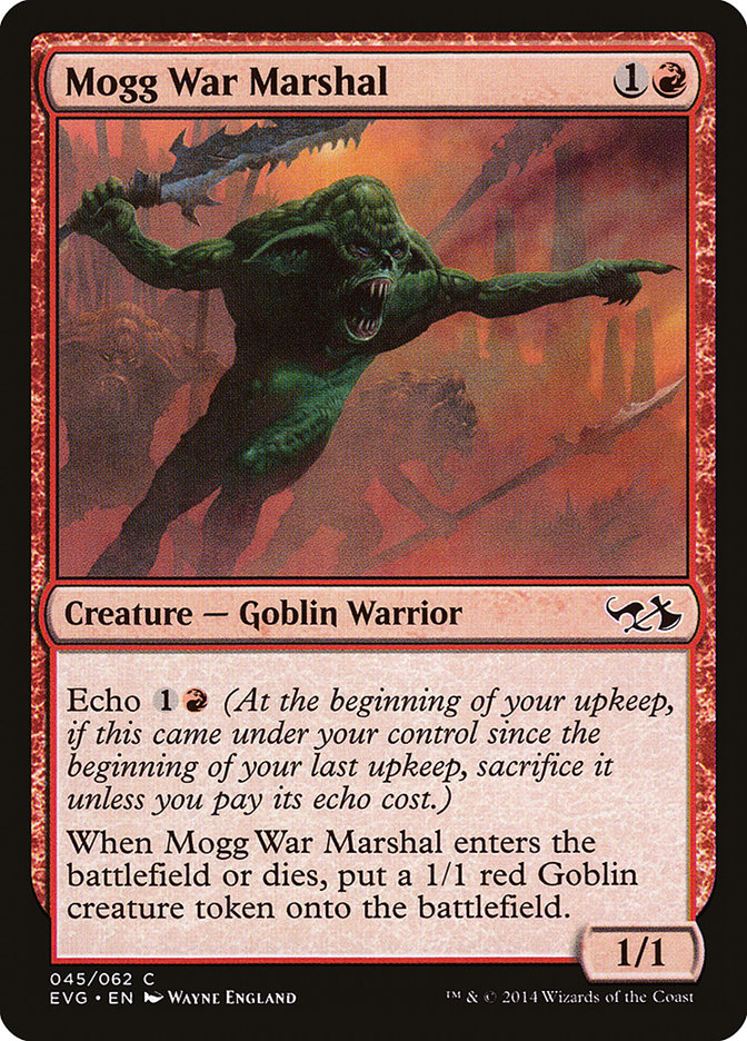 Mogg War Marshal (Elves vs. Goblins) [Duel Decks Anthology] | Cracking-Singles