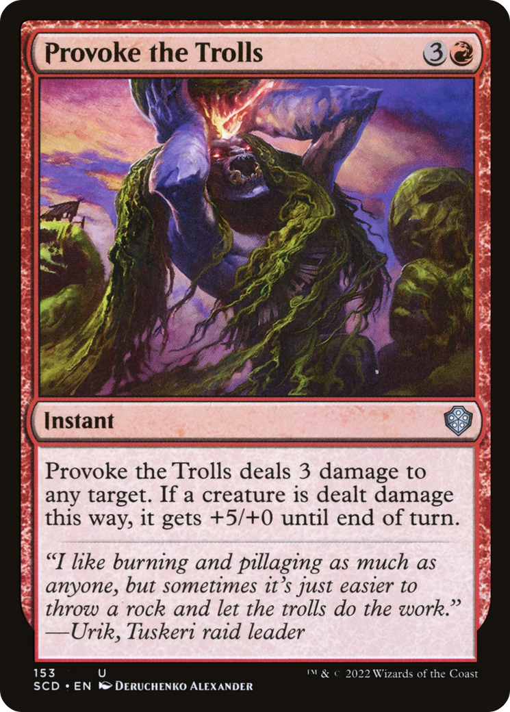 Provoke the Trolls [Starter Commander Decks] | Cracking-Singles