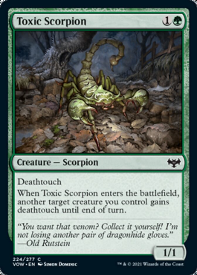 Toxic Scorpion [Innistrad: Crimson Vow] | Cracking-Singles