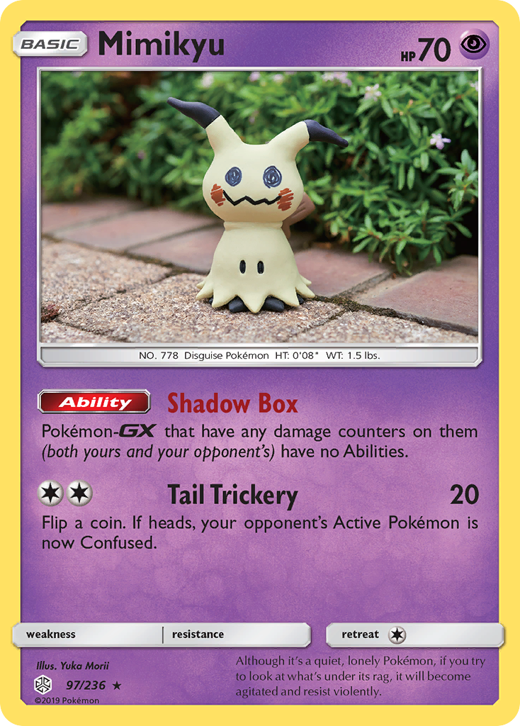 Mimikyu (97/236) [Sun & Moon: Cosmic Eclipse] | Cracking-Singles