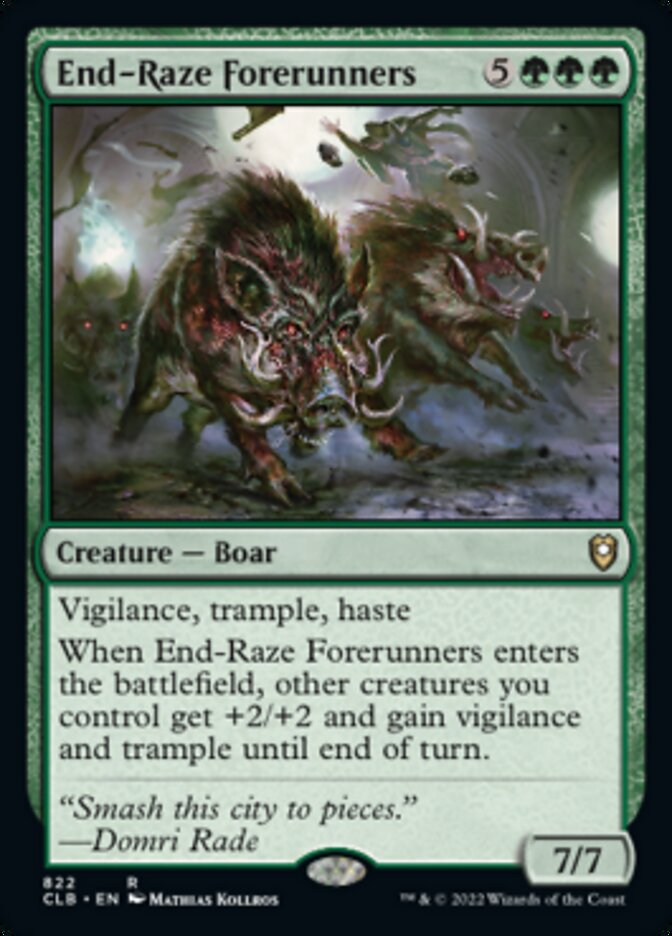 End-Raze Forerunners [Commander Legends: Battle for Baldur's Gate] | Cracking-Singles