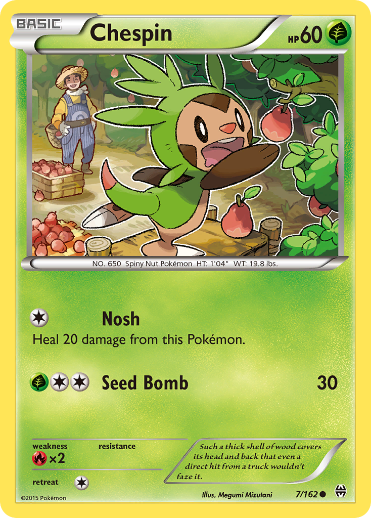 Chespin (7/162) [XY: BREAKthrough] | Cracking-Singles