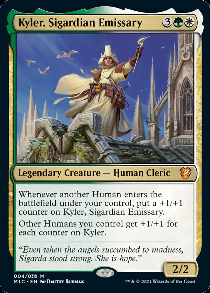 Kyler, Sigardian Emissary [Innistrad: Midnight Hunt Commander] | Cracking-Singles