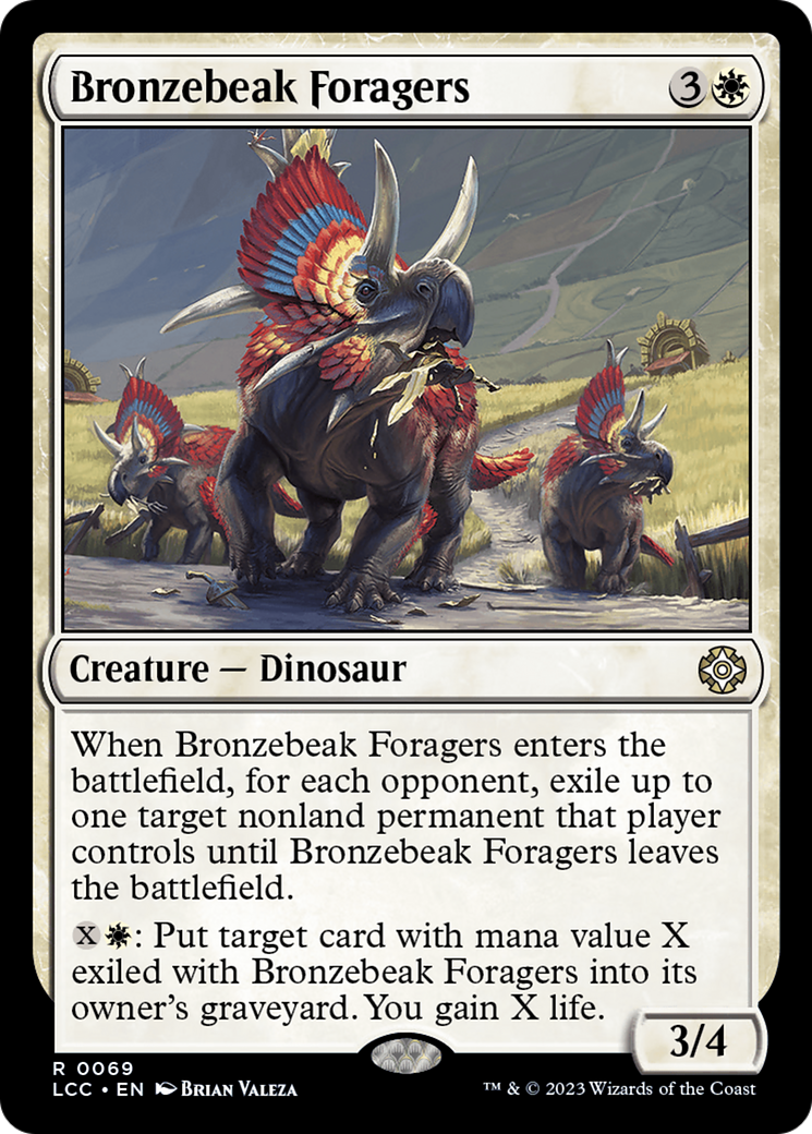 Bronzebeak Foragers [The Lost Caverns of Ixalan Commander] | Cracking-Singles