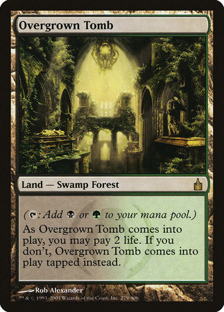 Overgrown Tomb [Ravnica: City of Guilds] | Cracking-Singles