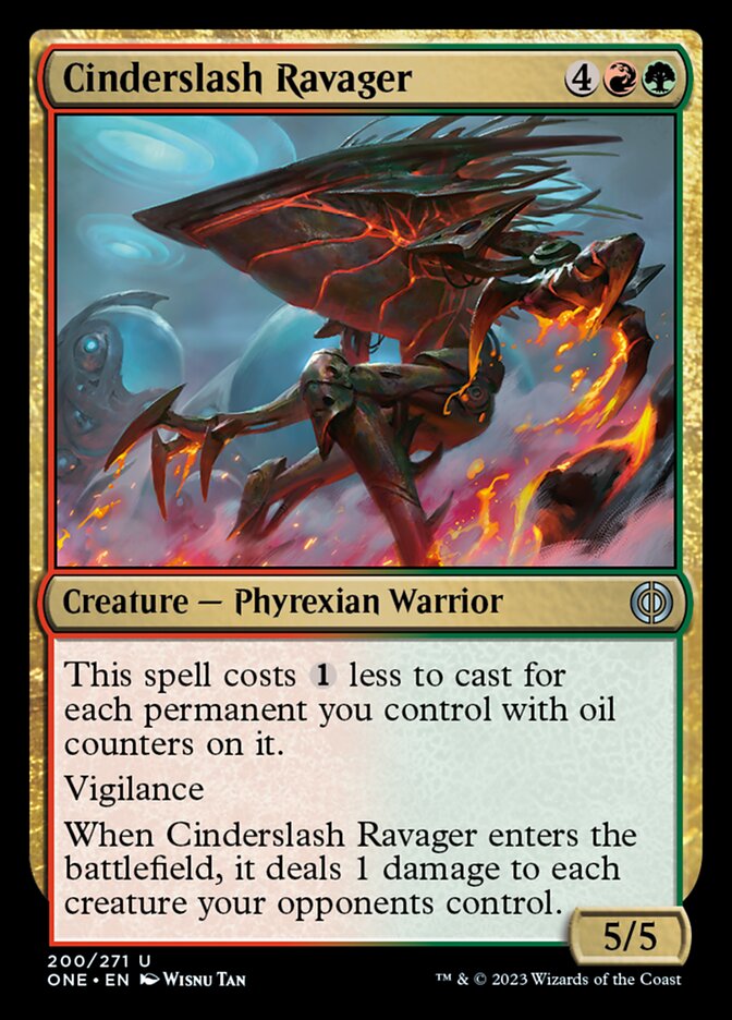 Cinderslash Ravager [Phyrexia: All Will Be One] | Cracking-Singles