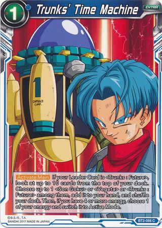 Trunks' Time Machine [BT2-066] | Cracking-Singles