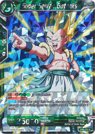 Super Saiyan Gotenks (Shatterfoil) (BT1-070) [Dragon Brawl] | Cracking-Singles