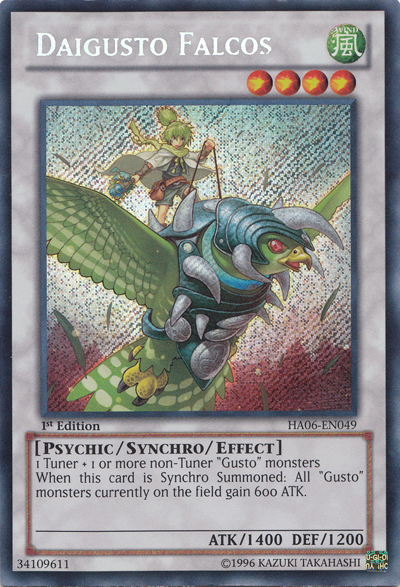 Daigusto Falcos [HA06-EN049] Secret Rare | Cracking-Singles